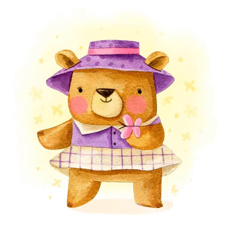 Teddy Bear Print